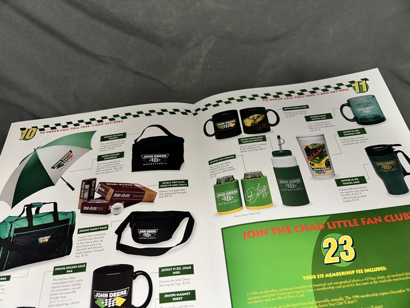 John Deere Motorsports Nascar Merchandise Catalog - 1996 gallery