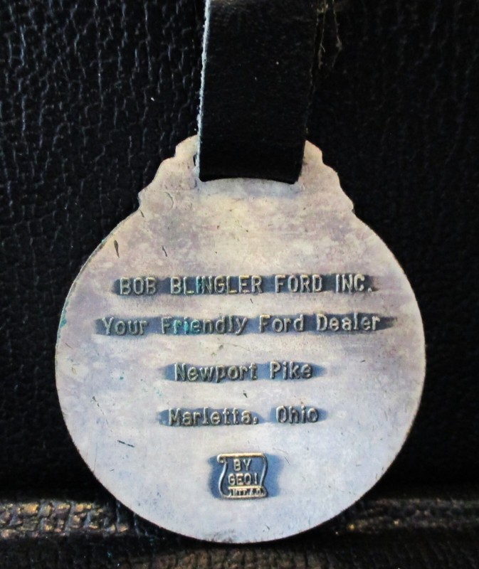 FORD Model A or T Antique Car Pocket Watch Fob Advertising Promo Bob Blingler OH gallery