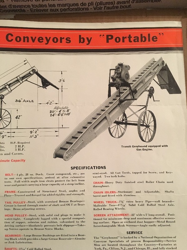 VTG FARQUHAR IRON AGE FARM MACHINERY CATALOGUE Advertising GREYHOUND conveyor gallery