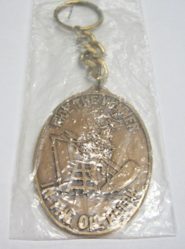 Hesston Key Chain Ride the Winner Limited Edition Pumpjack New in Plastic