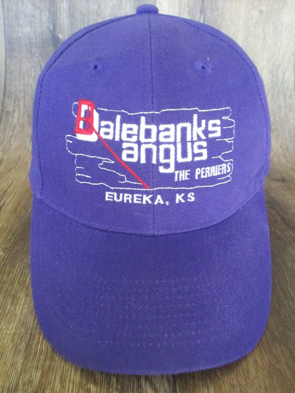 DALEBANKS ANGUS THE PERRIER Hat Cap Beef CATTLE BULLS EUREKA KS RARE #9