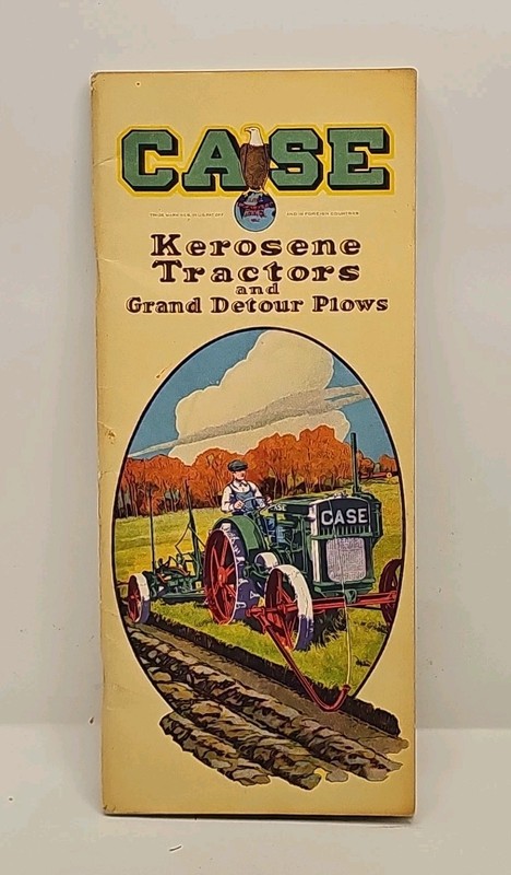 Case kerosene tractor crossmotor brochure catalog 10-18 15-27 22-40
