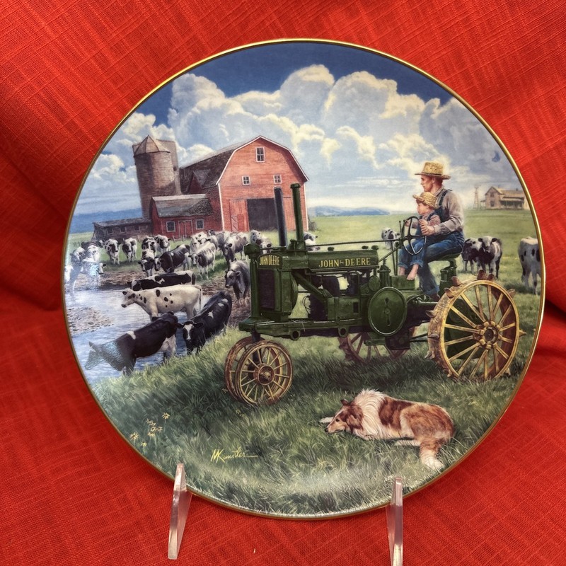 DANBURY MINT JOHN DEERE COLLECTOR PLATE–Days of Splendor