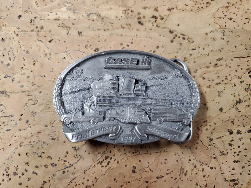 CASE IH International Harvester ProHarvest Support 1997 Pewter Belt Buckle Ltd.