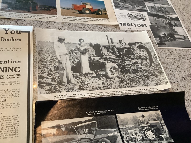 Lot of 6 Farming Agricultural Tractor Print Ads 1916-1970’s All Brands & Designs gallery
