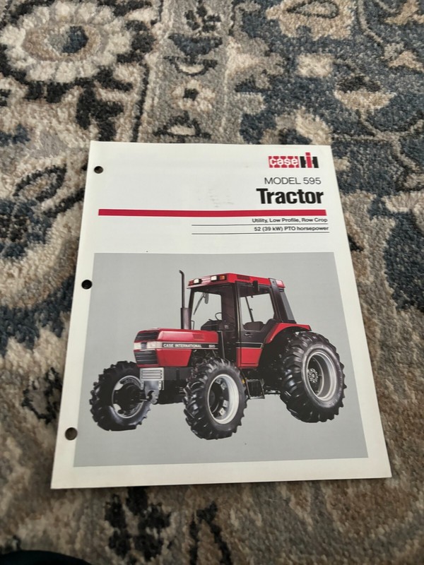 Case International 595 Tractor Brochure FCCA24