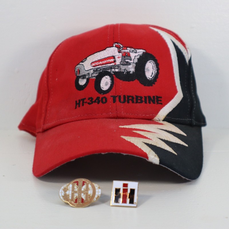 International Harvester Vintage Kati Sport Cap Hat and 2 Pin Lot