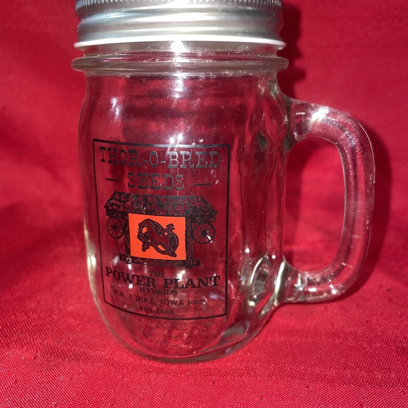 Thor-O- Bred Seeds The Power Plant Hybreds Masons Jar