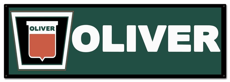 OLIVER FARMING 36″ HEAVY DUTY USA MADE METAL AGRICULTURE FARM ADVERTISING SIGN
