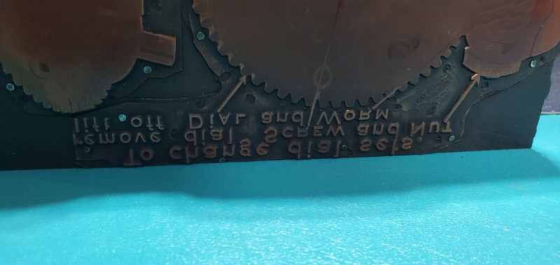 Vintage P.E. CHAPMAN Electric Gears Cogs St Louis Copper PRINTING PLATE Block gallery