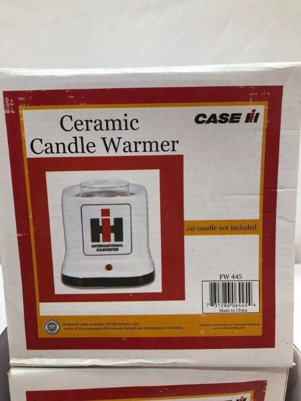 International Harvester Case Ceramic Candle Warmer FW 445 New Older Stock Rare