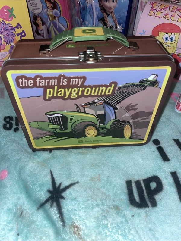 Vintage John Deere Children’s Lunch Box 2012 Tin Company License Product