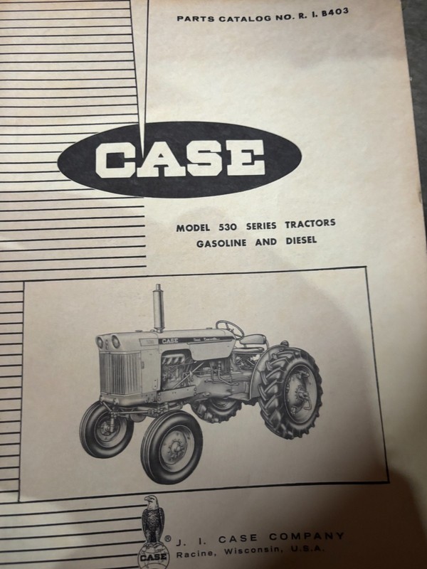 Case 530 Tractor Parts Book Manual AMIL26