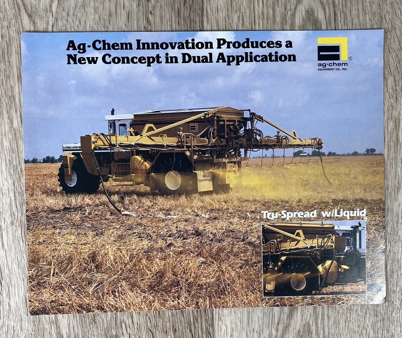 Vintage Ag-Chem Sales Brochure Dual Application Spray Liquid Herbicides