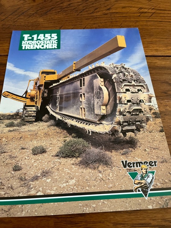 Vermeer T-1455 Hydrostatic Trencher Brochure FCCA