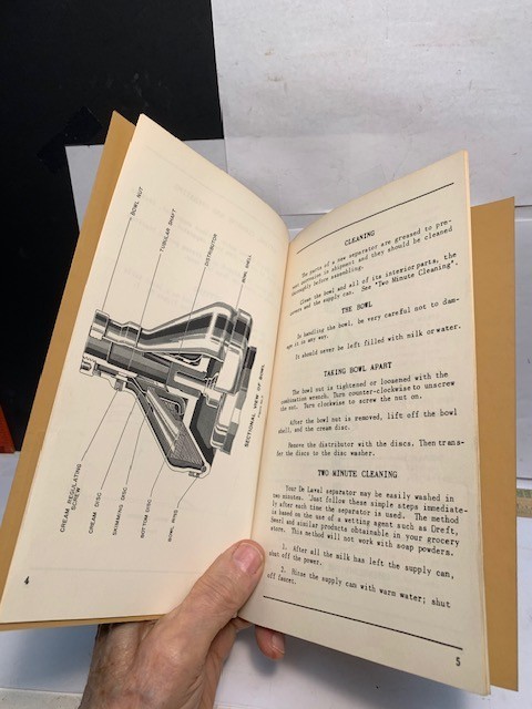 "NICE" 1956 INSTRUCTION MANUAL DE LAVAL No. 9 JUNIOR ELECTRO CREAM SEPARATOR gallery