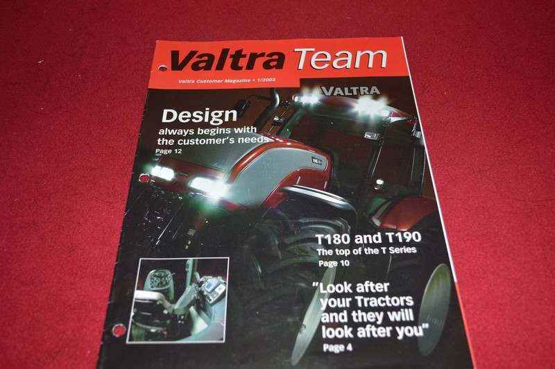 Valtra Tractor Valtra Team Customer Magazine 1/2003 Dealer’s Brochure DCPA2