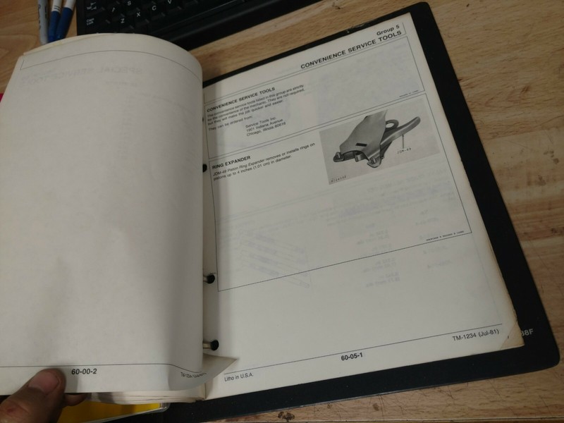 Original OEM John Deere Walk Behind Equipment Tech Manual 320 520 522 524 Snow gallery