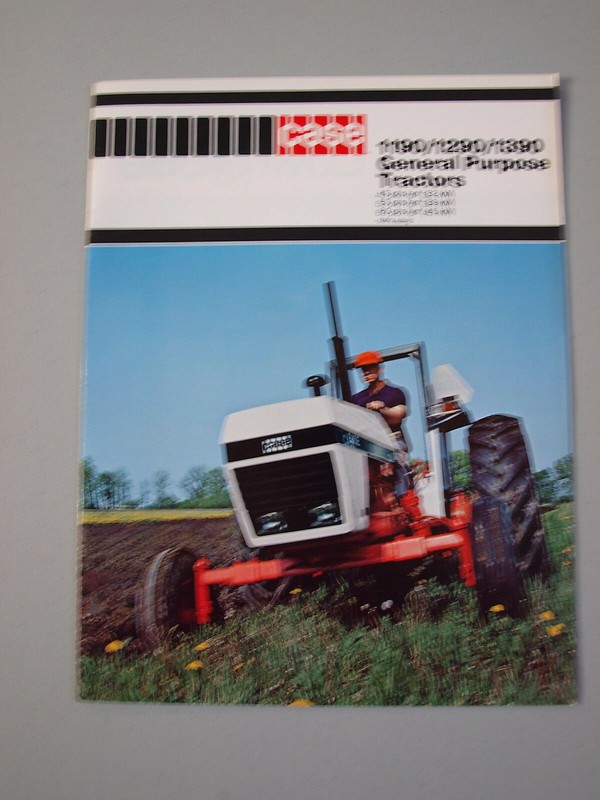 Case 1190 1290 1390 David Brown 90 Series Tractor Color Brochure 12 pg. ’81 MINT