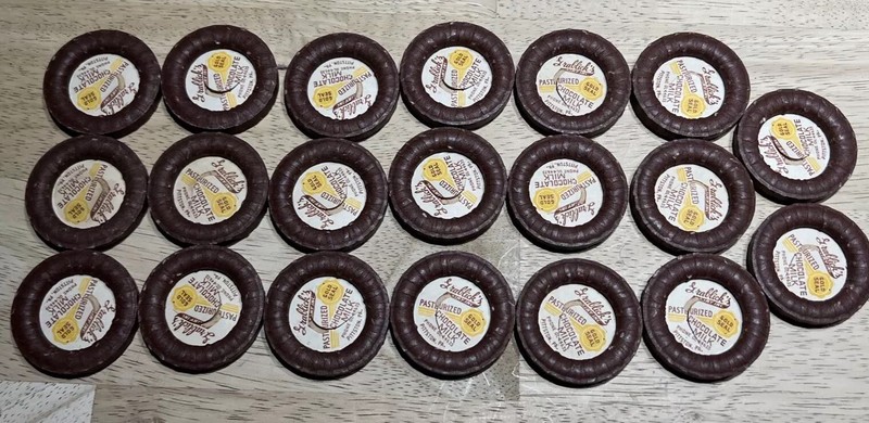 Vintage Grablicks Pasteurize Chocolate Milk Caps 1.5”. 20 Caps