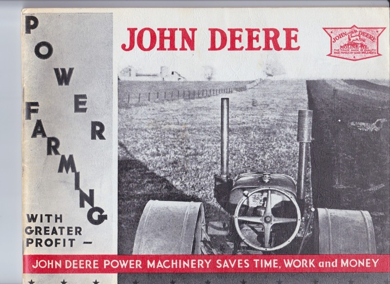 John Deere Power Farming Brochure 96 pages