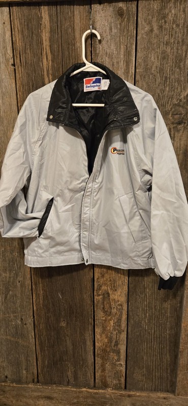 Producers Hybrids Feed Seed Lightweight Jacket Gray Swingster Medium