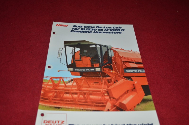 Deutz Fahr Deluxe Cab M1320 M1322 M1322H M1620H Combine Dealer’s Brochure DCPA2
