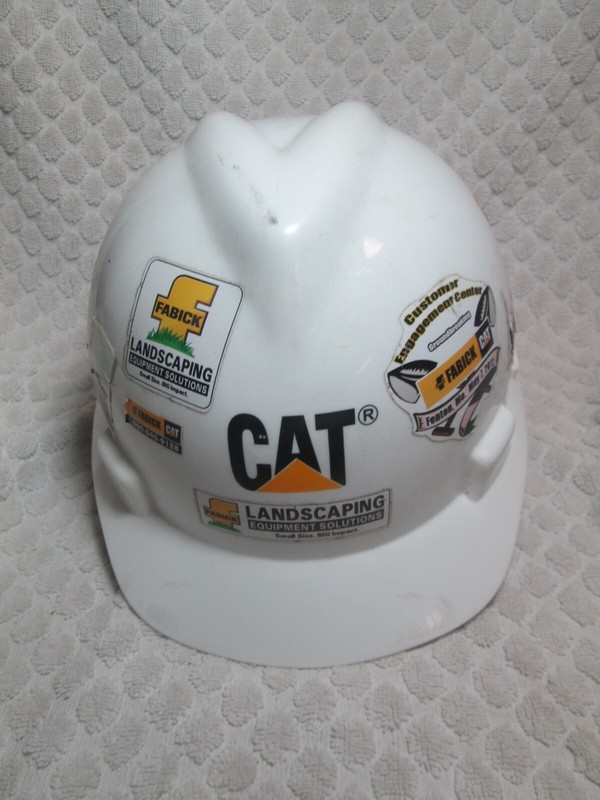 V-Gard CAT Caterpillar Logo Fabick 2012 Hard Hat Cap Size Medium nr