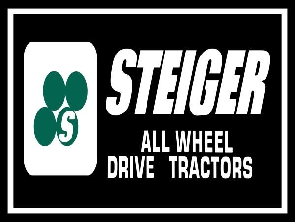 STEIGER All Wheel Drive Tractors New Metal Sign: 9×12″ Free Ship