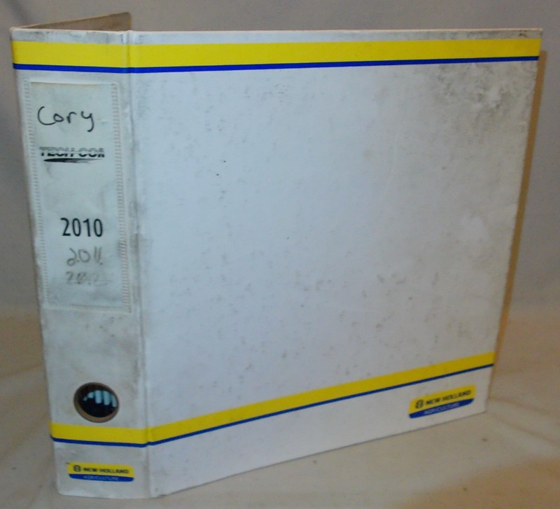 2011 -New Holland- Tech-Com Unetversity Tractor Operators Service Manual Binder