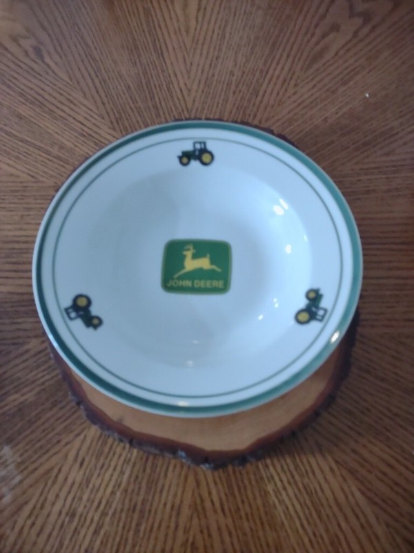 6 vintage John Deere 9-inch soup / salad bowls Gibson excellent For Gumbo Or Chi