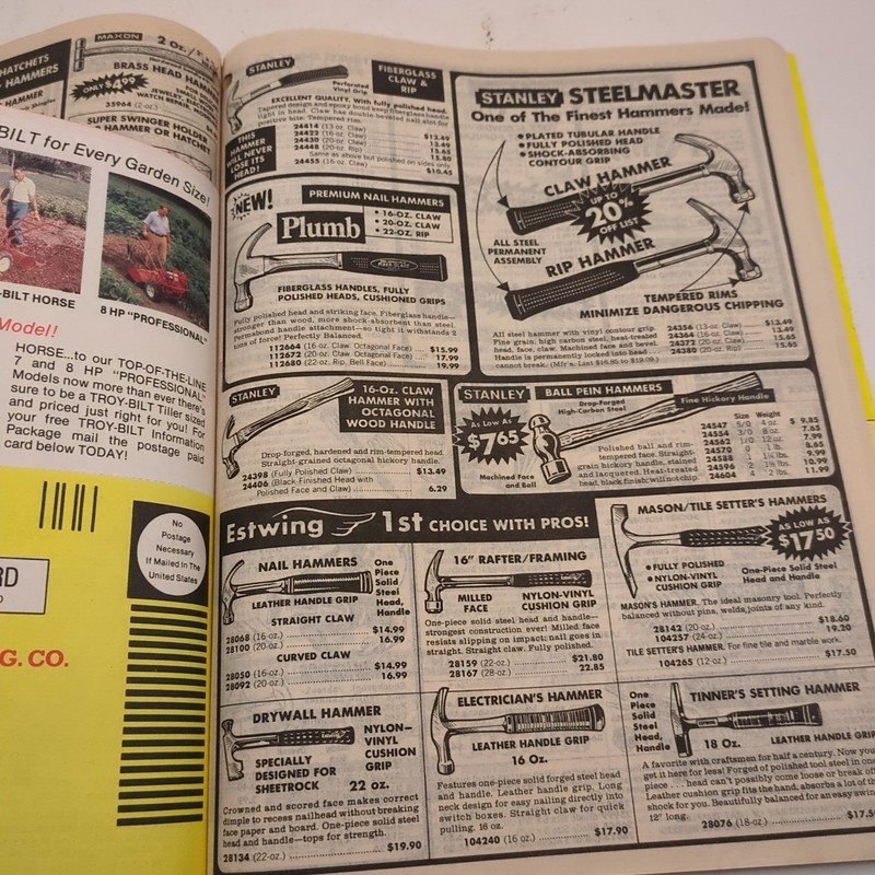 Vintage 1980s U.S. General Hardware Tools Catalog Plumb SK Proto Estwing Stanley gallery