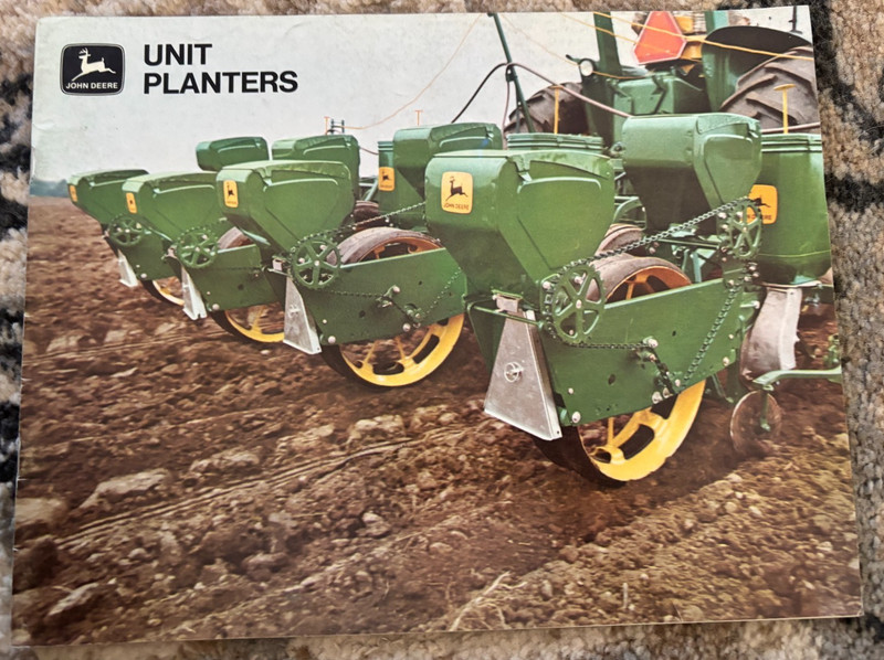 John Deere Unit Planters For 1971 Brochure AMIL26