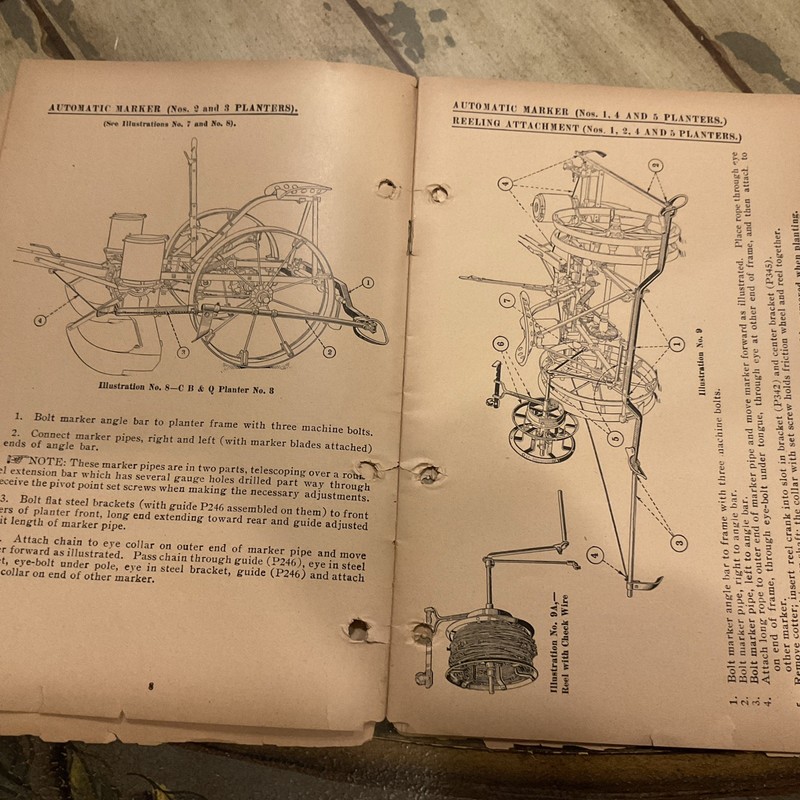 1923 SET-UP & OPERATION INTERNATIONAL HARVESTER C, B, & Q CORN PLANTERS MANUAL gallery
