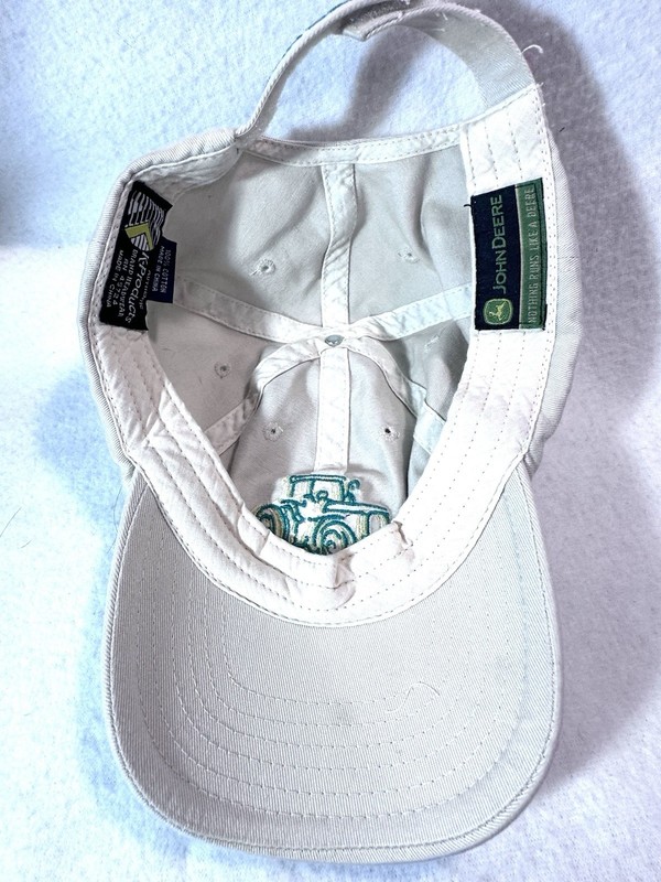 Kid Size Ball Cap Hat with JOHN DEERE TRACTOR EMBROIDERY Adjustable Hook & Loop gallery