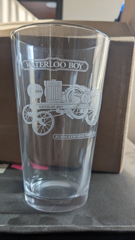 John Deere Waterloo Boy – Burns Kerosene Perfectly Drinking Glasses Set (Qty. 6)