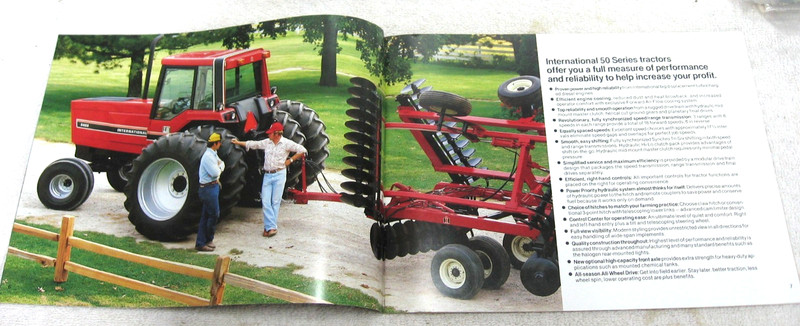 VINTAGE INTERNATIONAL TRACTOR 50 SERIESS BROCHURE 5088 5288 5488 gallery