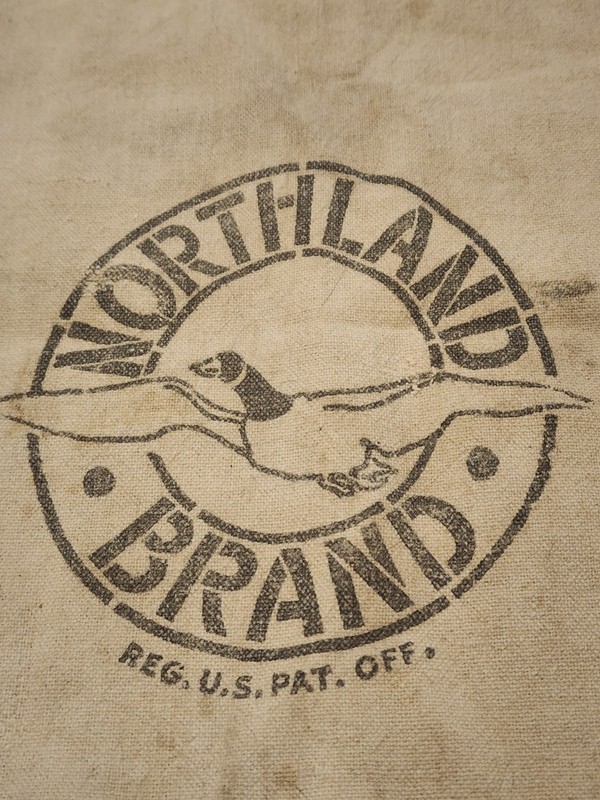 3 Vtg Seed Grain Feed Coin Sacks Northland Brand Stark Mills Seamless Canvas gallery