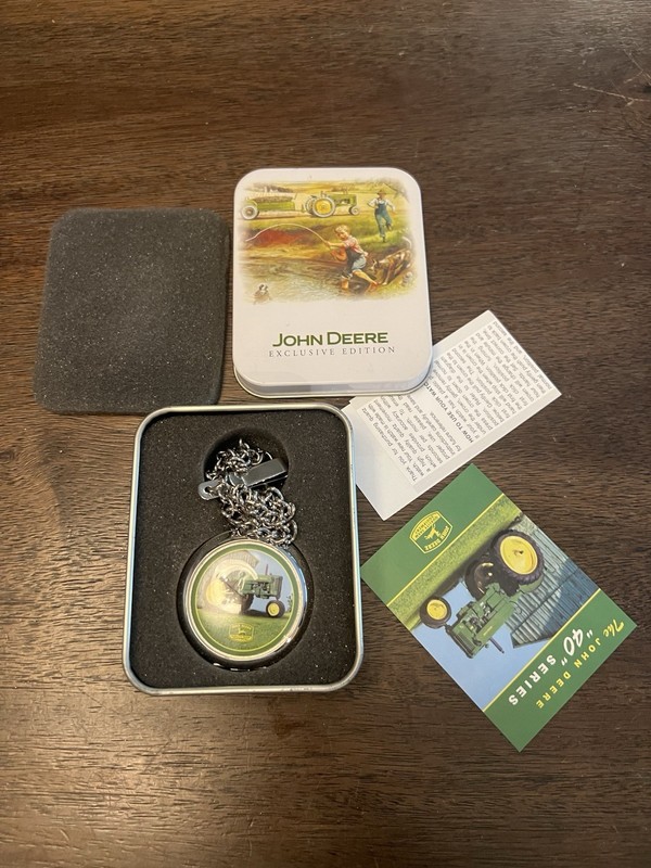 John Deere Pocket Watch Exclusive Edition w/ Box & Certificate