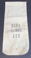 US Department of Agriculture Illinois ASC Canvas Seed Bag