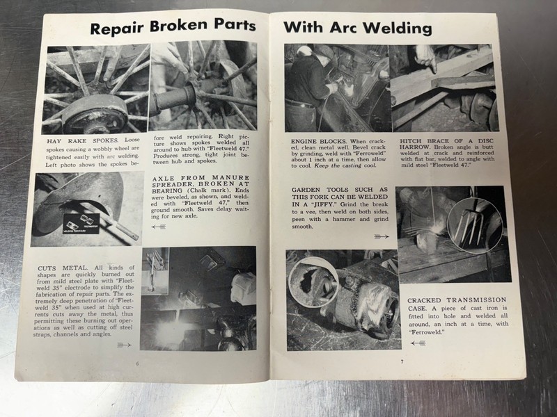 1940's Lincoln Welders Arc Welding Ideas For The Farm Advertising Brochure gallery