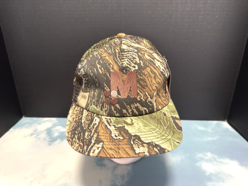MYCOGEN SEEDS COMPANY Vtg Camo Realtree x-tra Snapback hat cap NWT vintage