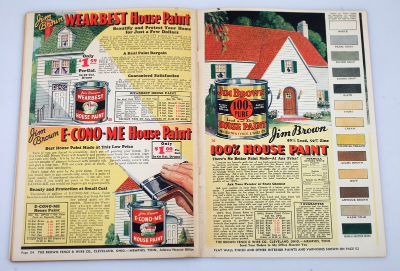 1930s Jim Brown's Fence & Wire Bargain Book Farm Supply Catalog Cleveland gallery
