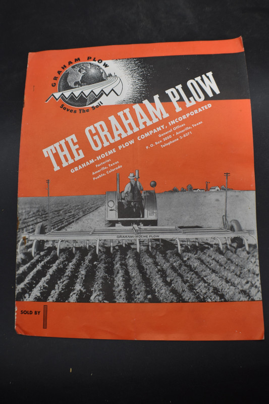 1948 The Graham Plow Saves the Soil Brochure