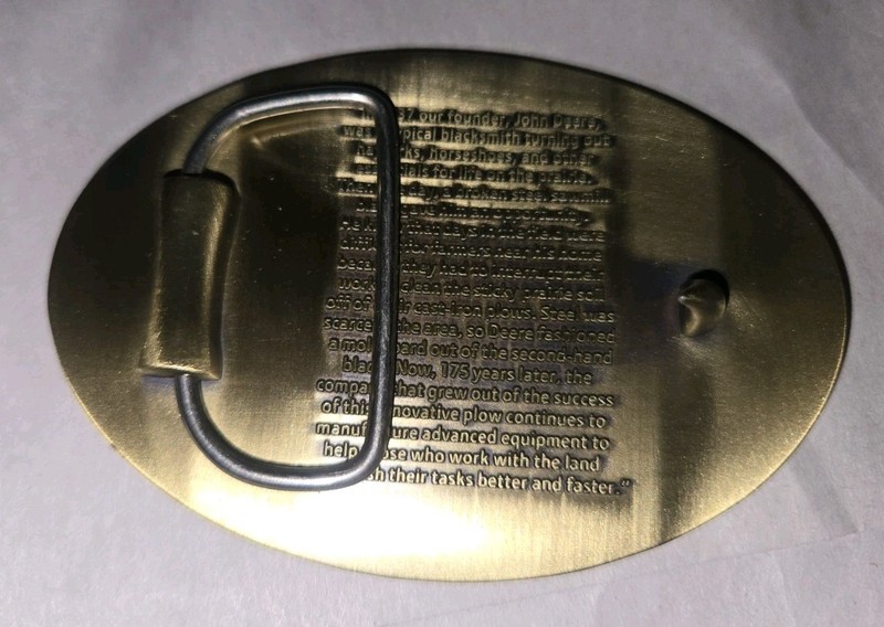 2012 John Deere 175th Anniversary Belt Buckle 2 Tokens Waterloo Iowa gallery