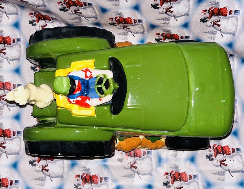 2002 Gibson Vintage John Deere Summers Harvest 8" Official Cookie Jar Tractor gallery