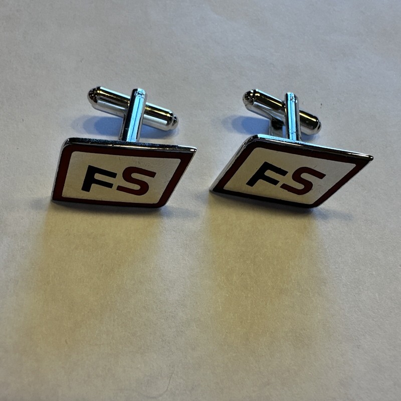 FS system brand cuff links silver color gallery