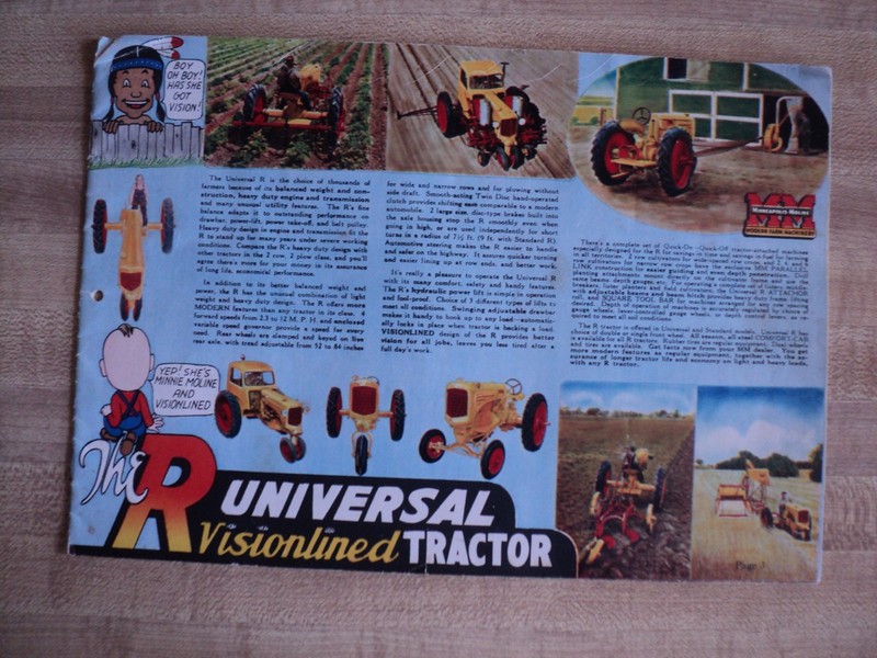 original 1942 Minneapolis-Moline Farm Machinery Tractor Catalog