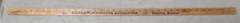 Vintage Advertising Wooden Yard Stick COOP DELPHOS COOPERATIVE ASSOCIATION KS