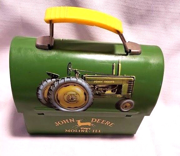 Mini John Deere Lunch Box 5 1/5″ long Moline Ill.